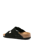 CIABATTE Arizona black, Suede Leather