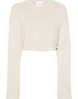 FELPA OPEN SIDE LINEN KNIT CROPPED