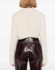 FELPA OPEN SIDE LINEN KNIT CROPPED