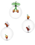 set 3 pz.palla Natale ACORNS